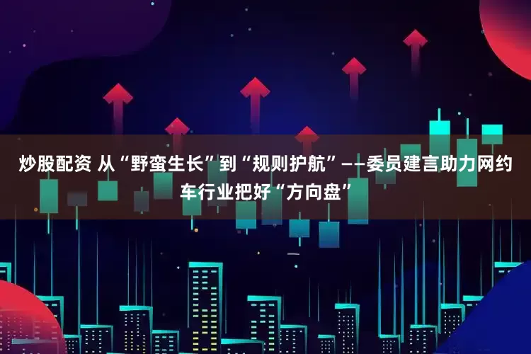 炒股配资 从“野蛮生长”到“规则护航”——委员建言助力网约车行业把好“方向盘”